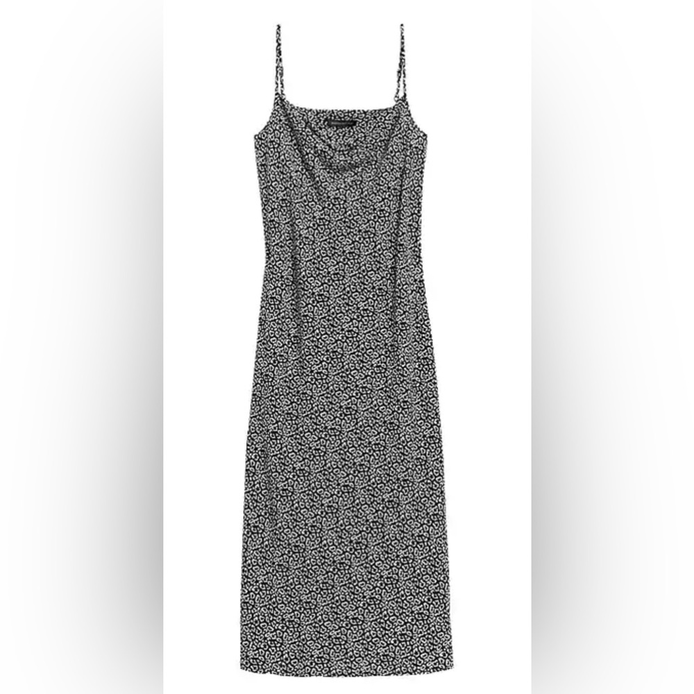 Banana Republic Monochrome Patterned Dress